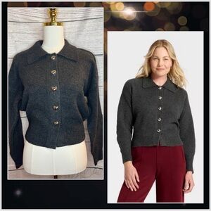 ✨ NWT A New Day Heart Button Cardigan Sweater – Size Small ✨